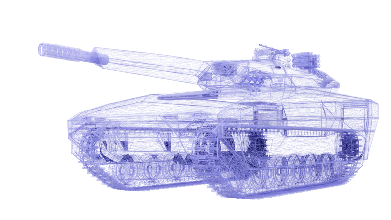 Military tank simulation